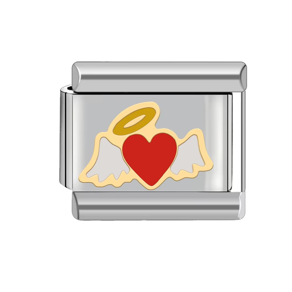 RED HEART WITH WINGS (Halo)