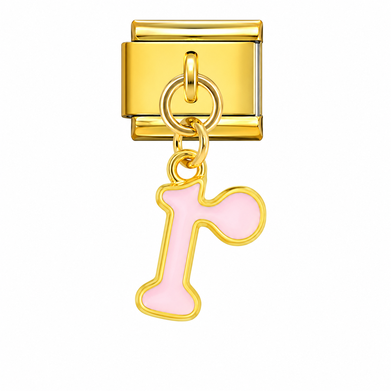 Colorful Letter Pendants | Gold