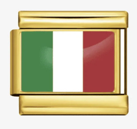 Italy Flag | Gold