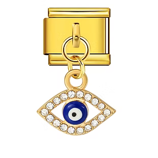 GOLD EVIL EYE PENDANT