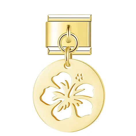 Gold Flower Pendant