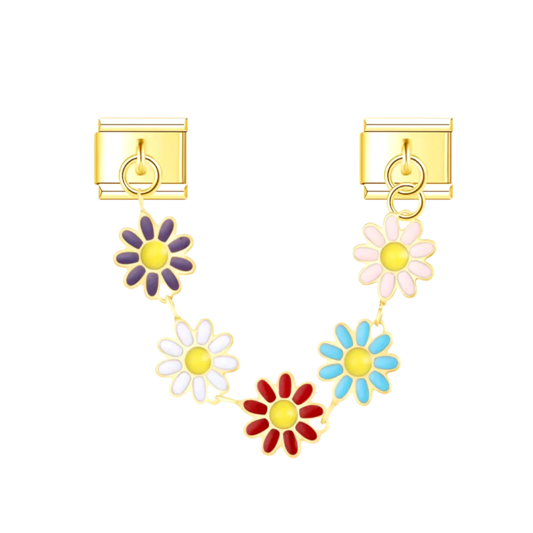 FLOWERS GOLD CHAIN