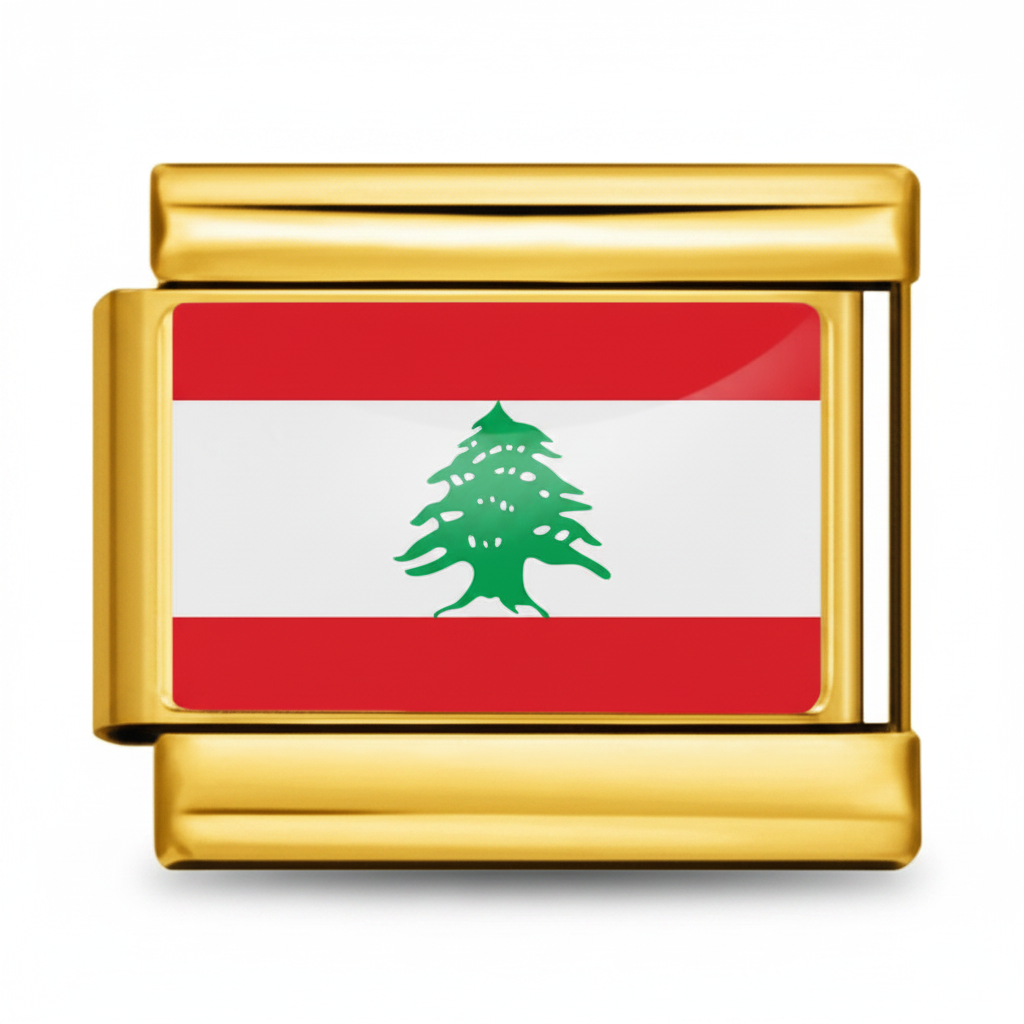 Lebanon Flag | Gold