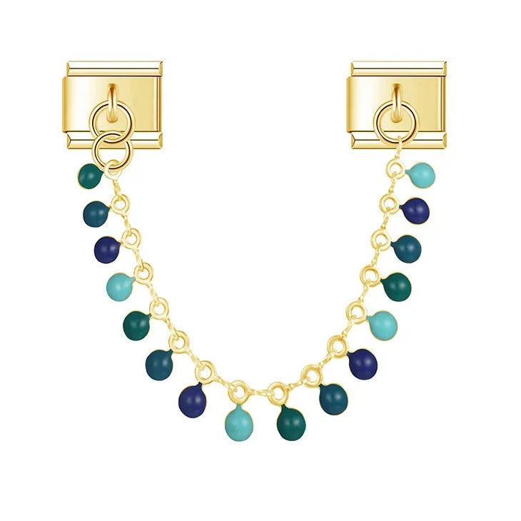 Two Tone Blue Beads