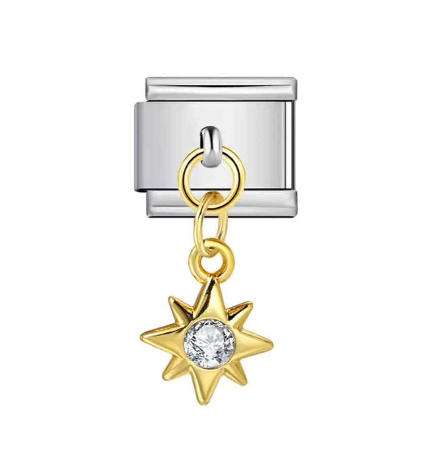 White Rhinestone Star