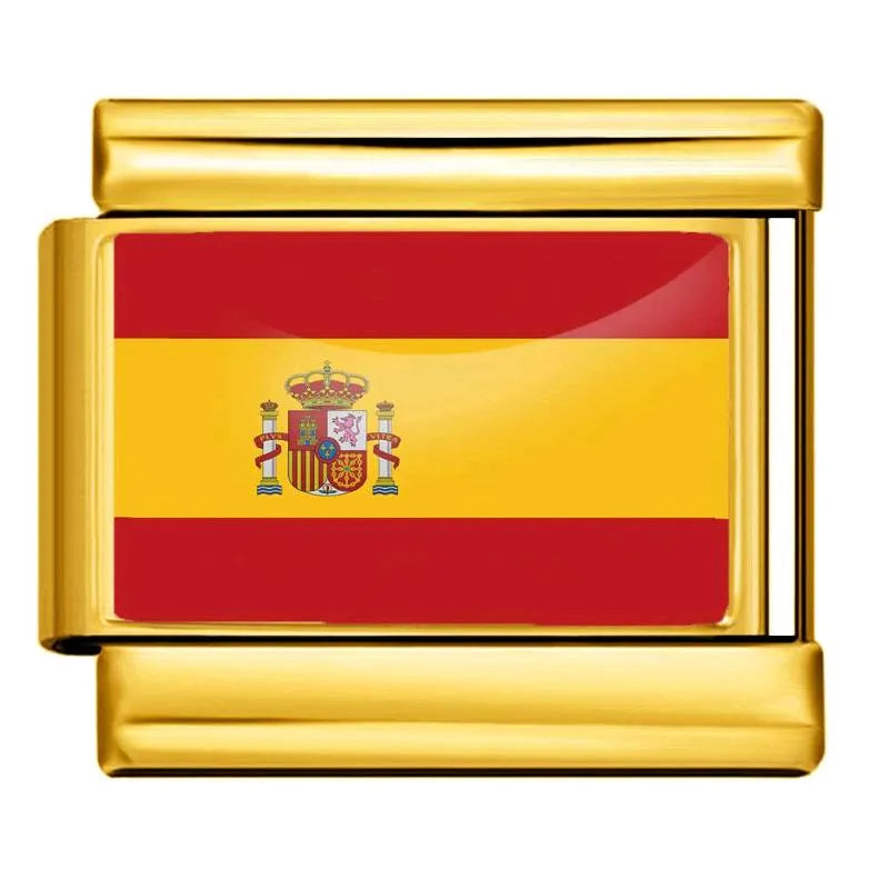 SPAIN GOLD FLAG
