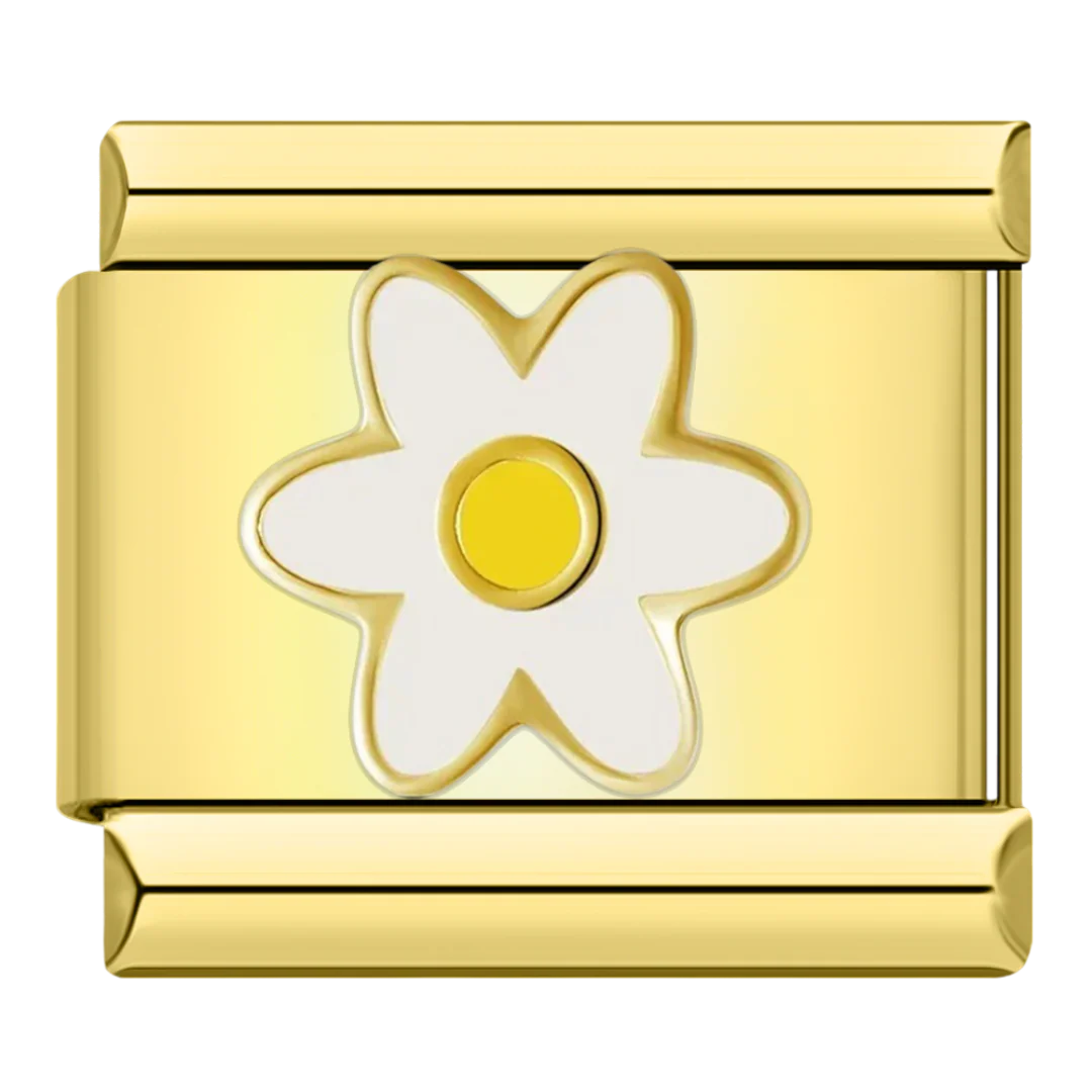 White Daisy | Gold