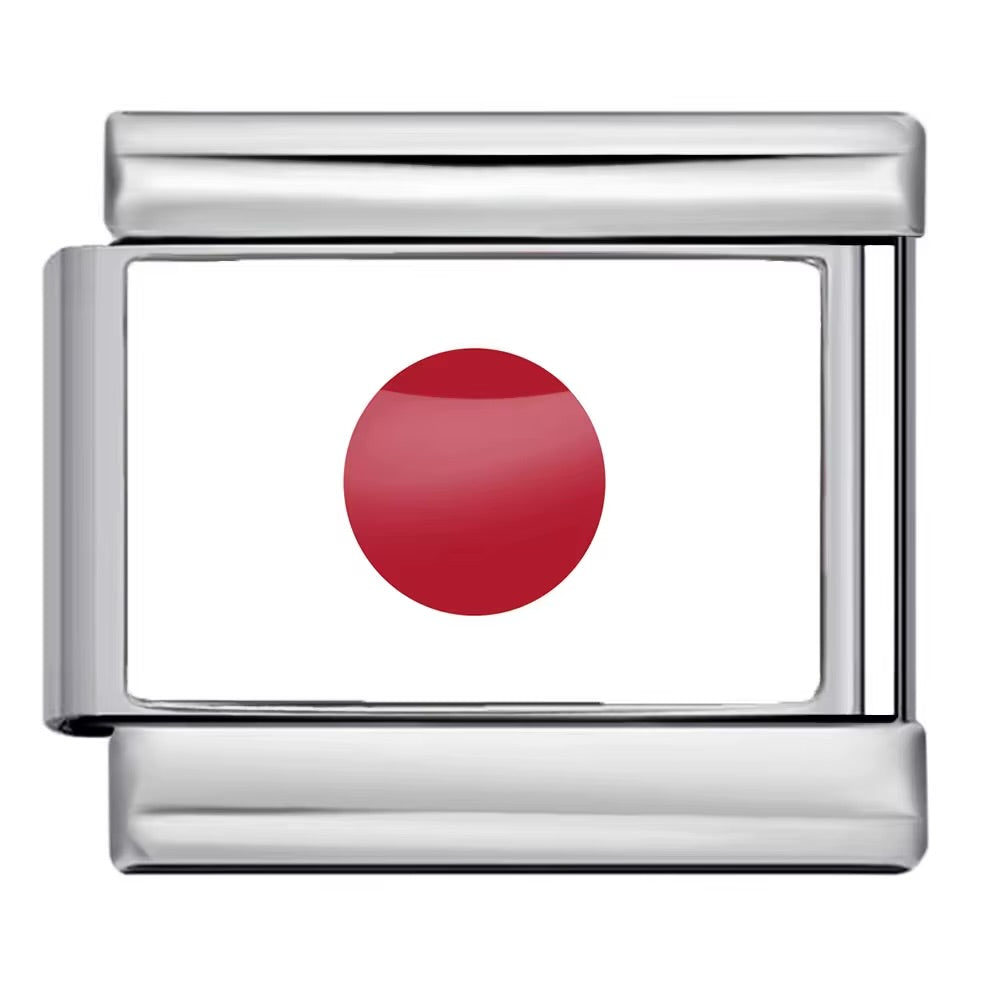 Japan Flag | Silver