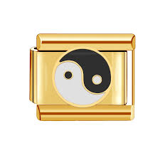 YIN YANG ON GOLD
