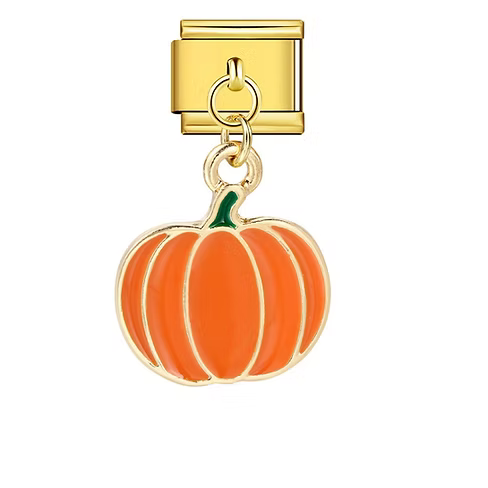 Gold Pumpkin Pendant
