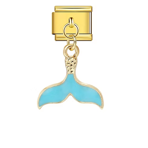 Mermaid Tail Gold Pendant