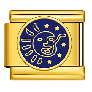 Blue Sun & Moon | Gold