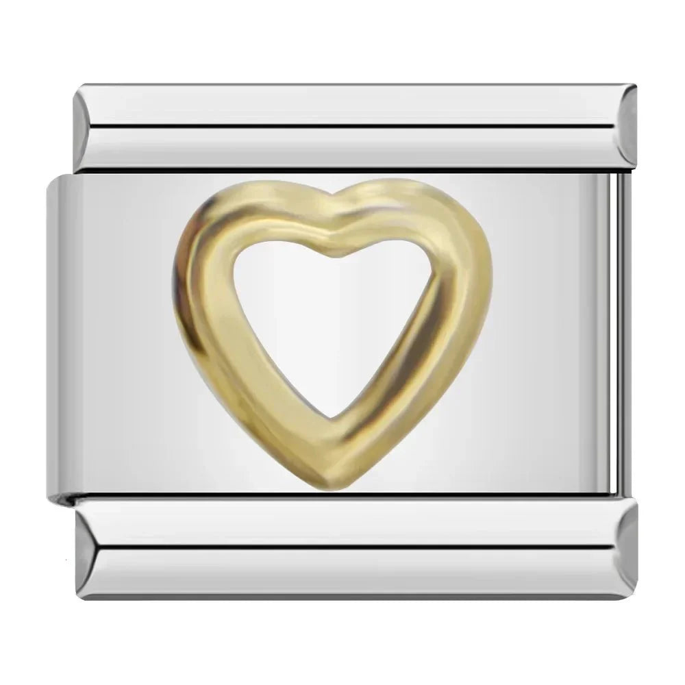 Gold Heart Outline